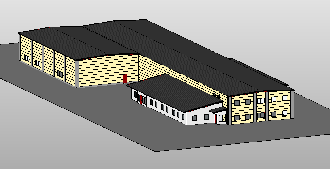 3D-skiss av bimex kommande utbyggnation